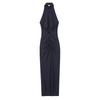 2025 Spring/Summer Women's Halter Neck High-Elastic Slim Fit Backless Dress