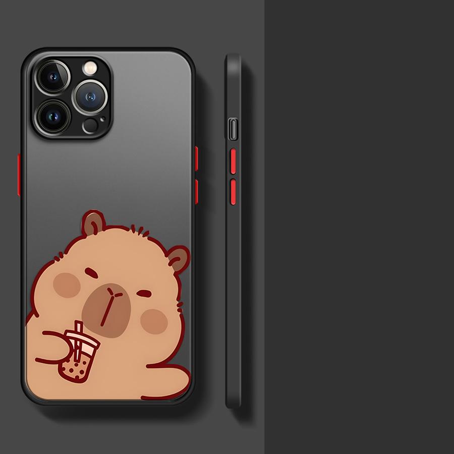 Cute Guinea Pig Funda Back Phone Cover Case for iPhone 17 Pro Max 16 Plus 13 Mini Air 7 8 SE 15 11 14 12 XS XR