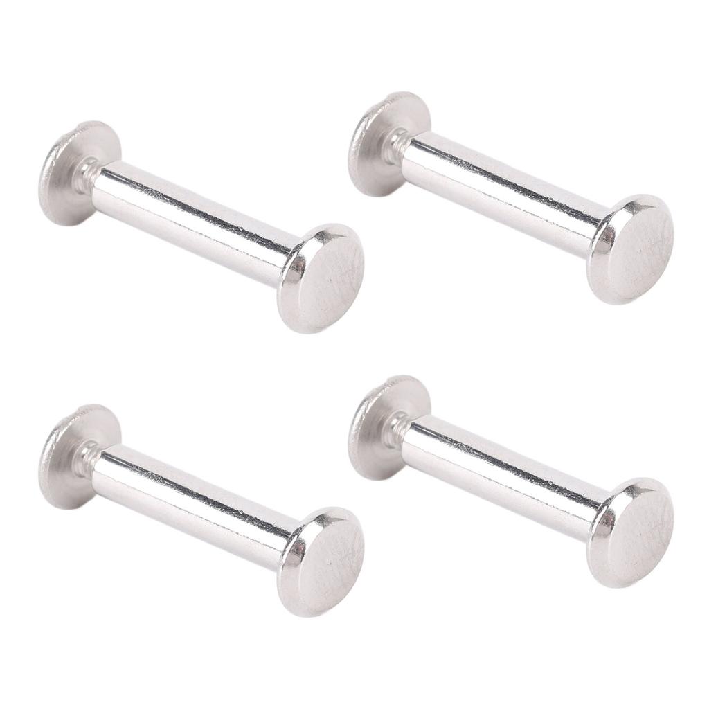 100 Sets Rivets M2 Stainless Steel Multifunctional Hex Nut Flat Round Head Screw Rivets for Fence