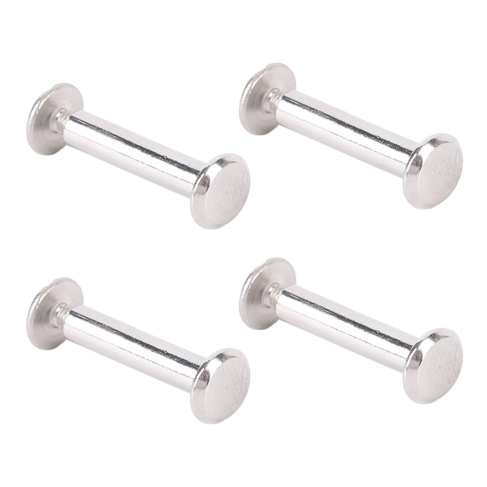 

100 Sets Rivets M2 Stainless Steel Multifunctional Hex Nut Flat Round Hd Screw Rivets for Fence