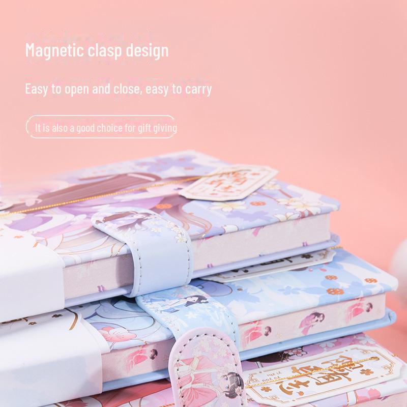 Beifayu Cute 32k/64k Magnetic Buckle Diary Notebook for Students