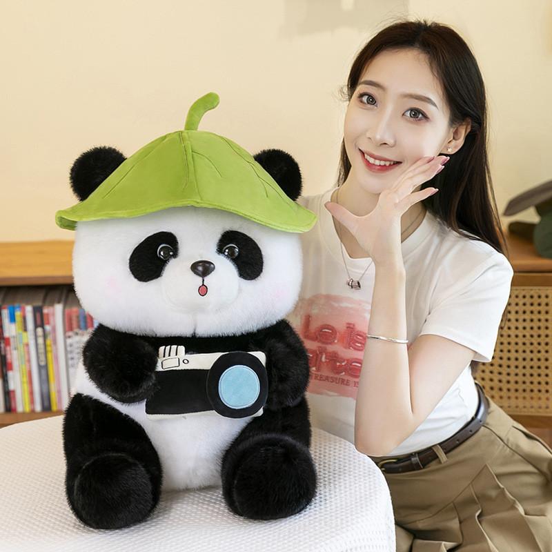 Adorable Plush Panda Toy With Camera Design Perfect For Children's Birthday Gifts