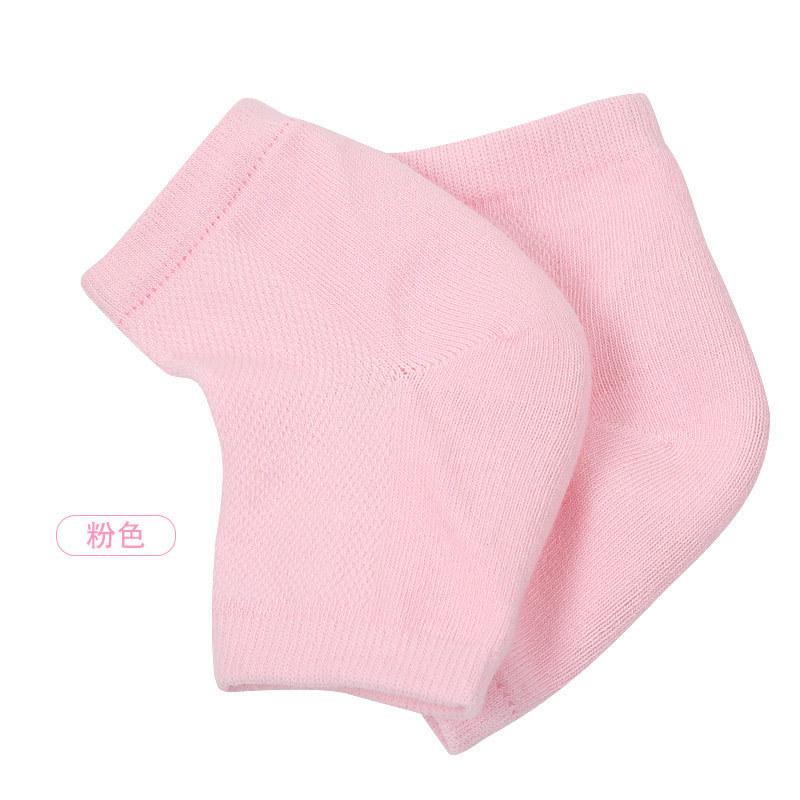 Breathable Mesh Gel Anti-crack Heel Socks Summer Ankle Socks Insole Pad Heel Protectors Sports Socks