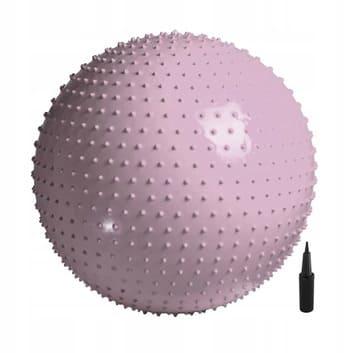 Inflatable gymnastic ball 65 cm - pink