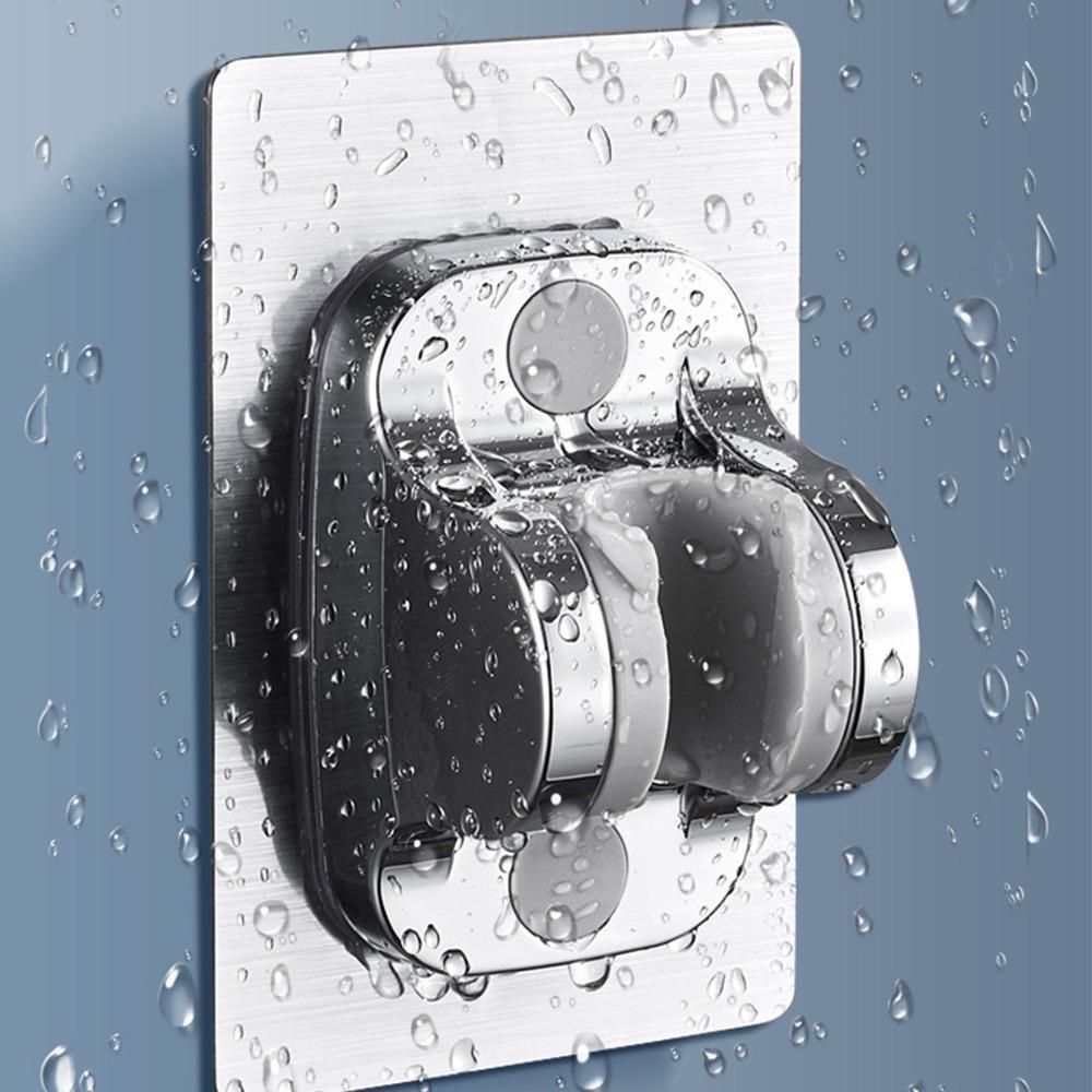 2 Pack Self Adhesive Shower Head Holder Adjustable Angle Shower Bracket For Shower