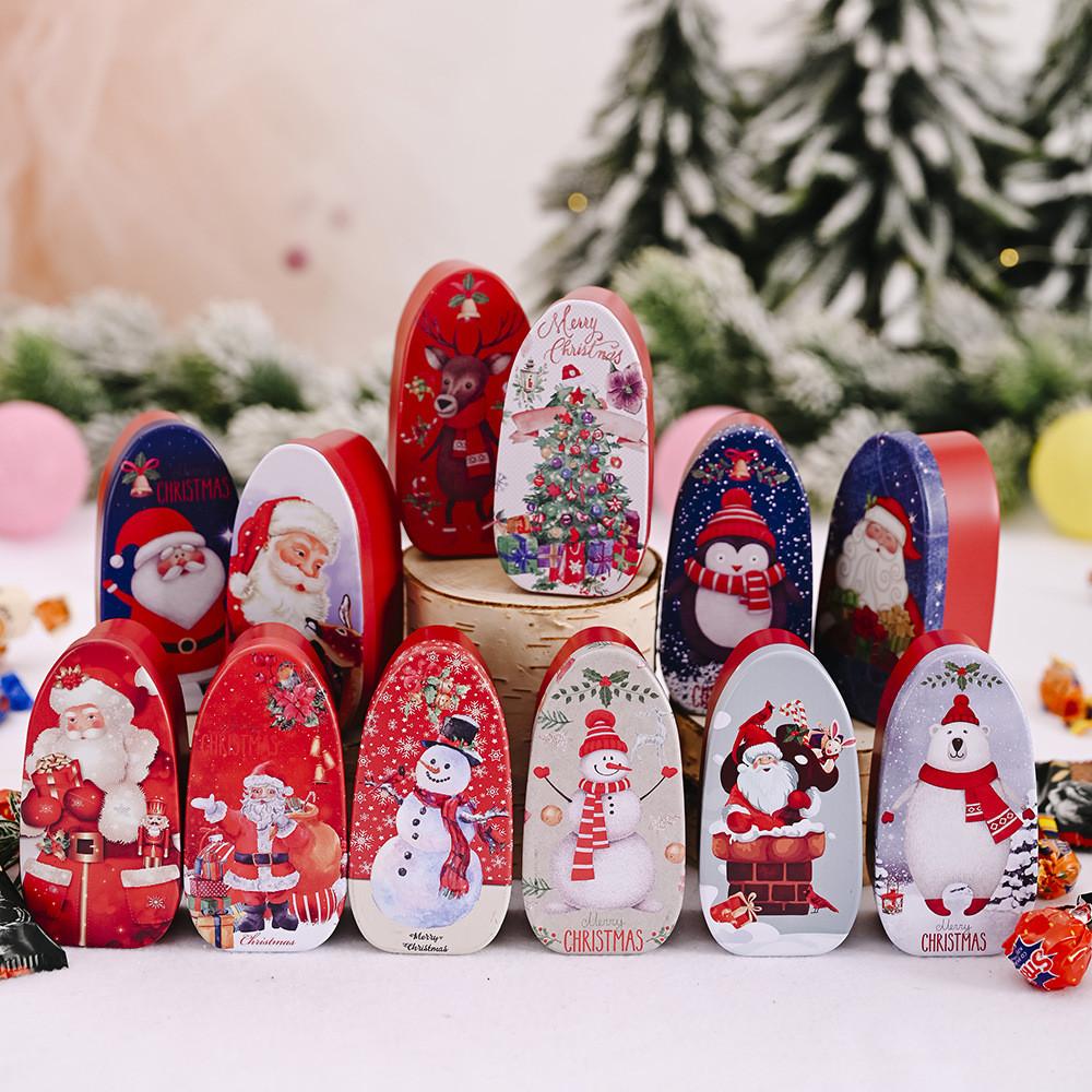 Decorations Christmas Candy Cookies Box Children Gift Party Supplies Durable