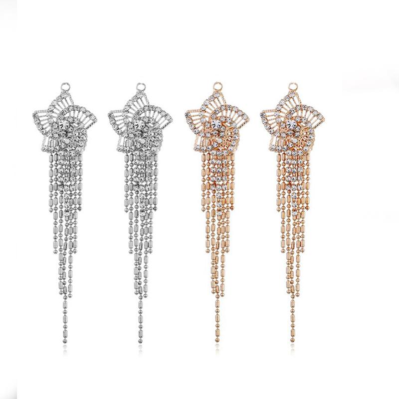 

Engood 30Pcs Rhinestones Windmill Tassel Button Sewing Trim & Embellishments Craft Buckle for DIY Jewelry Earrings Pendants Hair