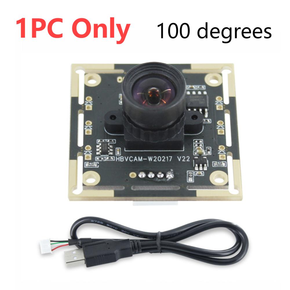 OV9732 Lens Monitoring Module 720P 1MP 1280x720 60/72/100/160/180 Degree Adjustable Manual-focus for Face Recognition Projects
