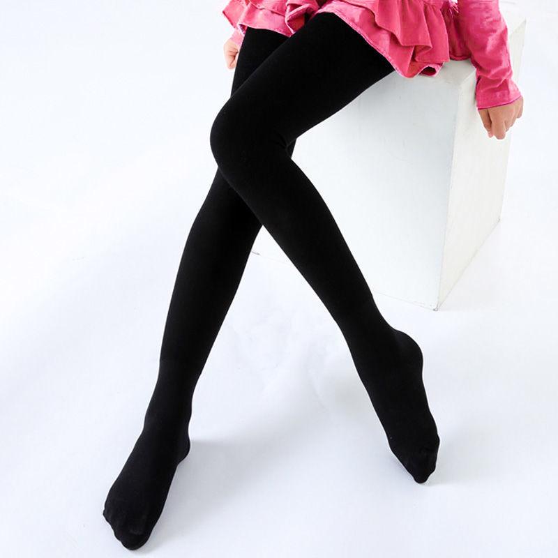 Girls' Summer 10D Thin Ballet Socks Velvet White Dance Pantyhose