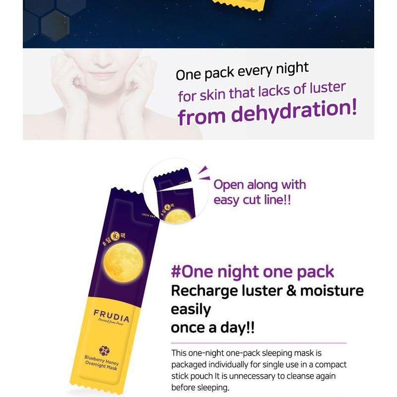 Frudia Blueberry Honey Overnight Mask Set