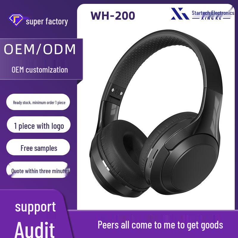 Noise-Cancelling Over-Ear Bluetooth Headphones with Heavy Bass, HIFI Sound, and Long Battery Life