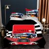 3D Classic Car Series Bedding Set Cartoon Car Theme Duvet Cover and Pillow Case 2/3 Pieces AU140 * 210 Quick Drying Home Decoration