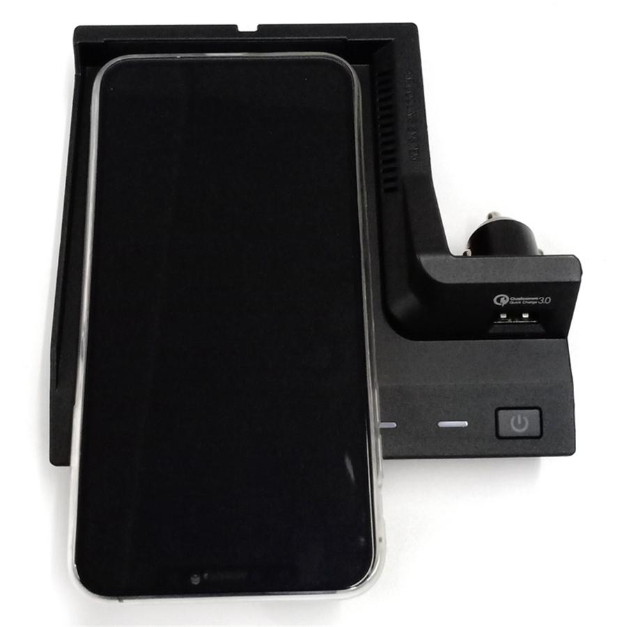 10W Wireless Charger Plate Phone Charging Pad For Mercedes-Benz C GLC 2015-2020