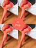 Sexy Women's Flower Transparent Silk Stocking Female Black Slim Hosiery High Knee Cuff Tights Elastic Fashion High Stockings