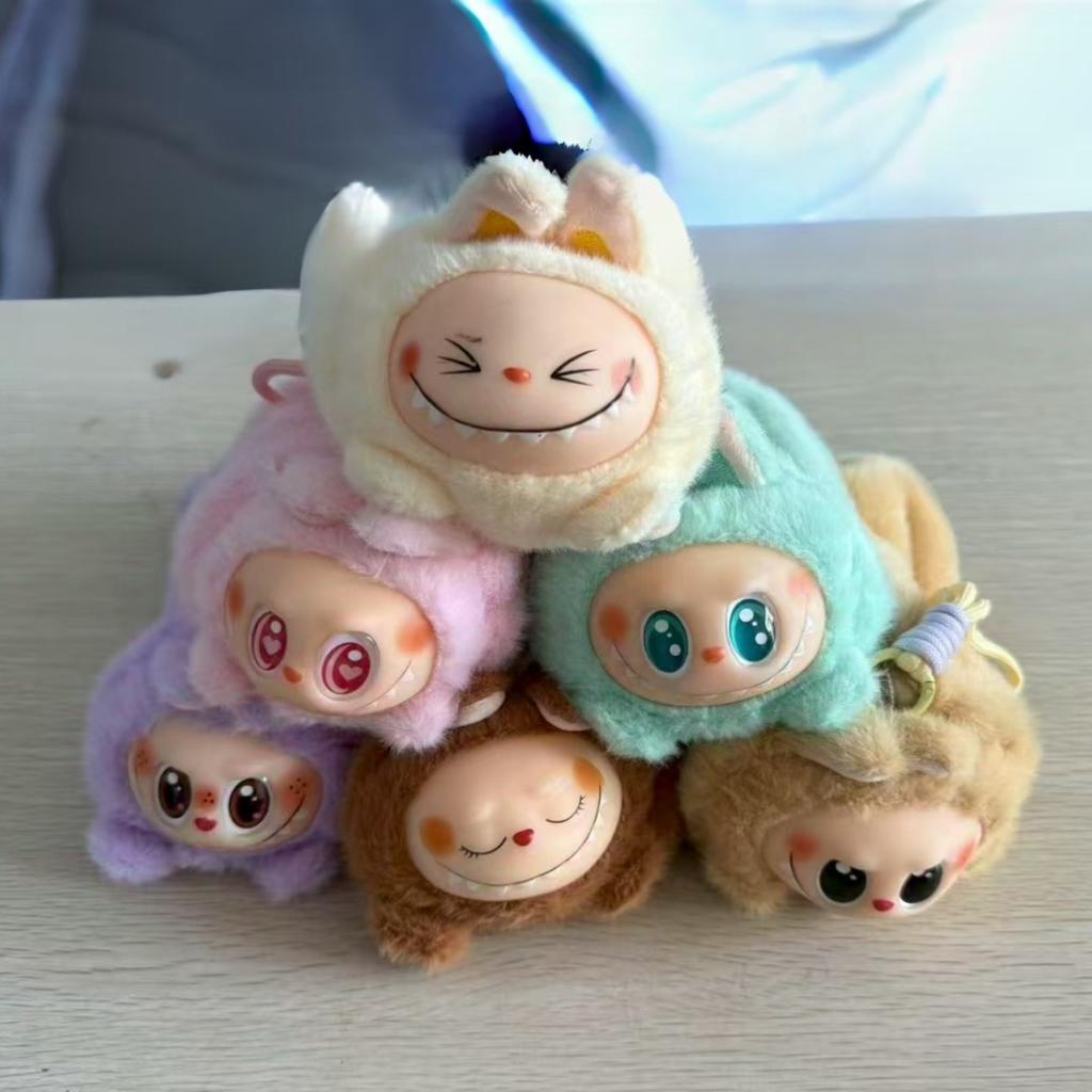 Uroczy pluszowy piórnik, pluszowy piórnik na smyczy, prezent dla studenta-lalki