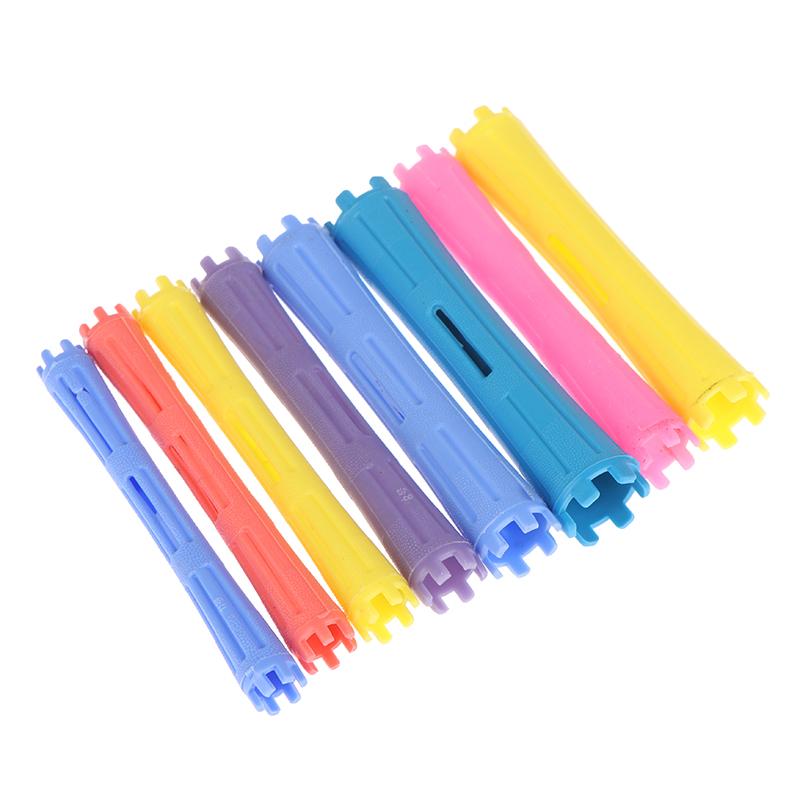 7/8/9/10 Stuks Hittevrije Krultang Geen Hitte Haarrollers Krulspeld Trek Kern Luie Krullen Flexi Staaf Golfvormers Haarstyling Tool