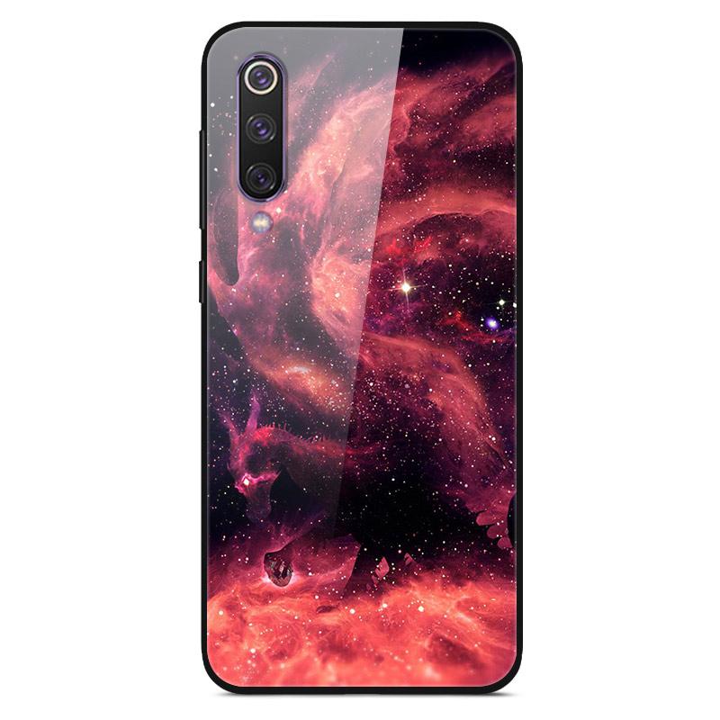 For Xiaomi Mi 9 Mi9 SE Tempered Glass Case Hard Cover Phone Case For Xiaomi Mi 9 SE Mi9 T 9T Pro Cases Redmi Note 9S 9 S Cover