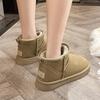 Snow Boots Women's Autumn and Winter New Velvet Thickened Cotton Shoes Student Flat-soled Short Cotton Boots