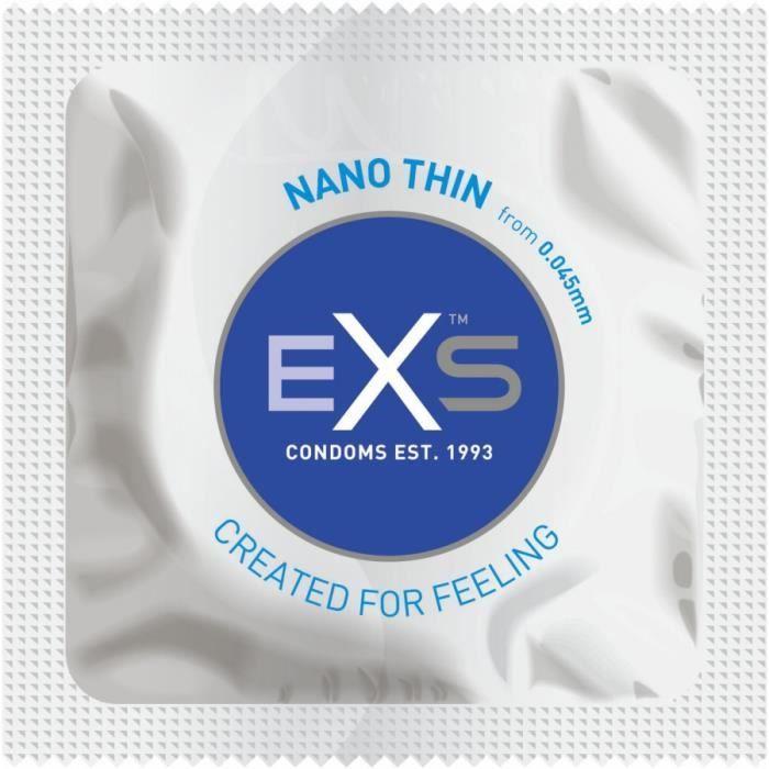 PRESERVATIF ULTRA FIN Préservatifs fins Nano Thin x12 EXS