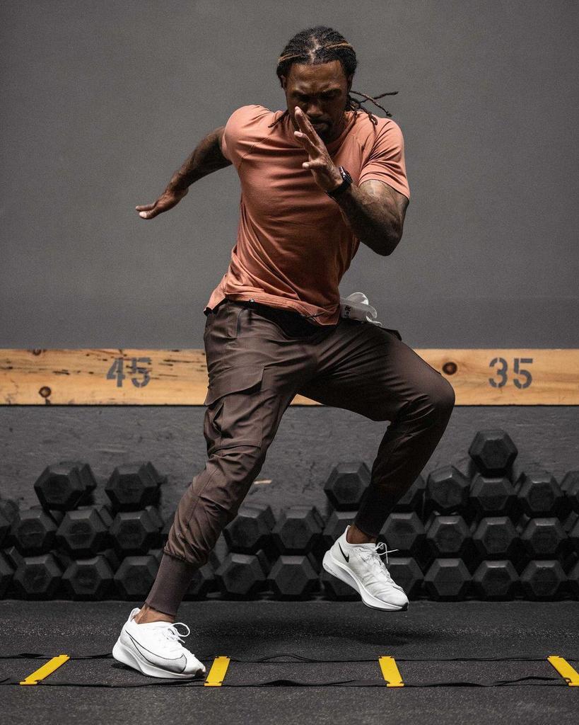 Pantalon de survêtement tissé athlétique décontracté pour homme pour la course et l'entraînement