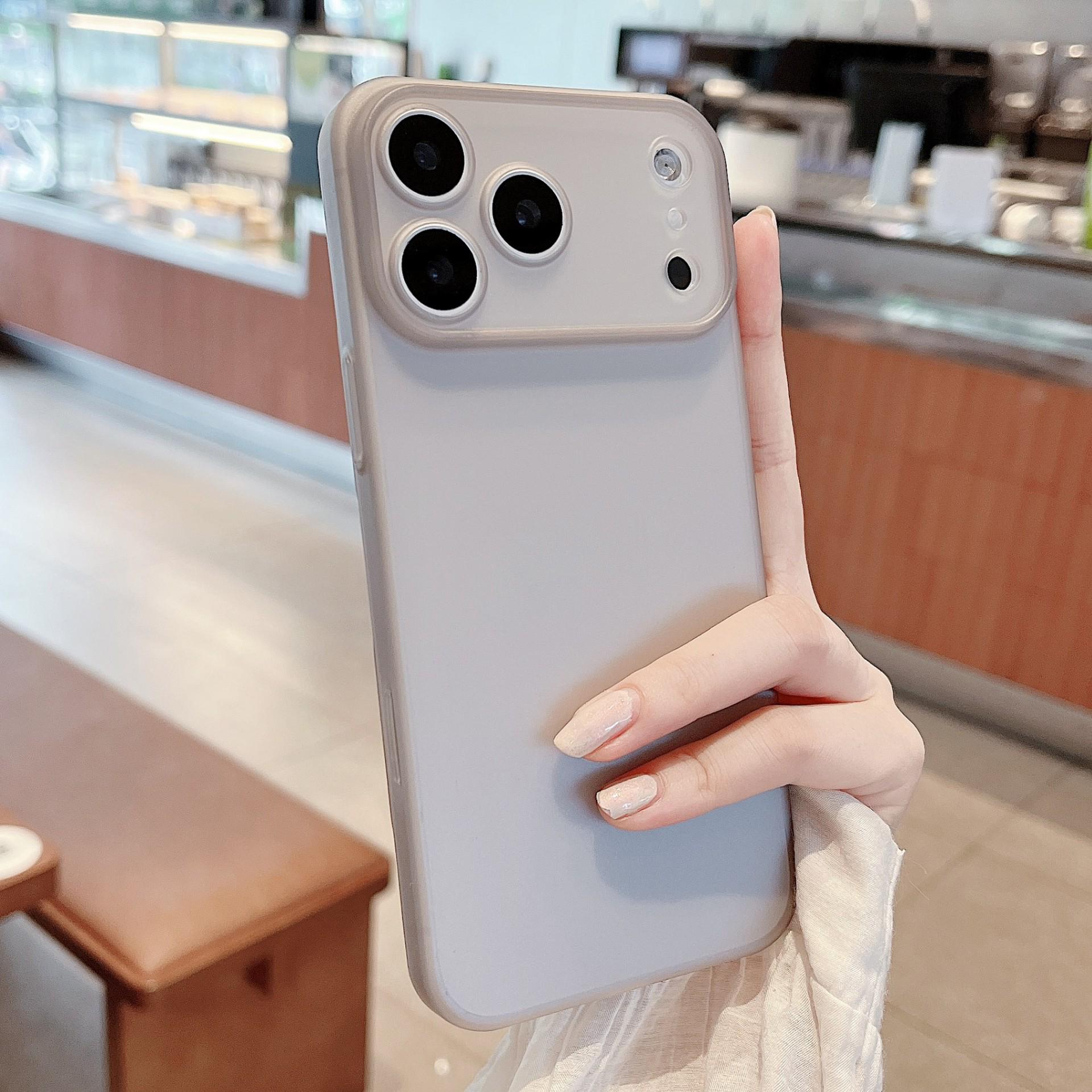 

Ultra-Thin Frosted PC Case for iPhone 17 Pro Max: Simple Protective Cover, 14 Solid Colors 14