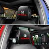 GNTYA1 1/2pc Car Headrest Cover Seat Head Pillow Headrest Cover For Honda Mugen Civic TYPE-R Accord Fit Jazz CRV BRV HRV Insight Pilot