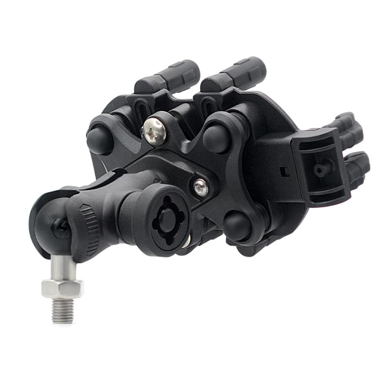 Motorcycle Phone Holder with Vibration Dampener & Secure Lock, Anti-Theft Motorcycle Phone Mount Handlebar Phone Holder