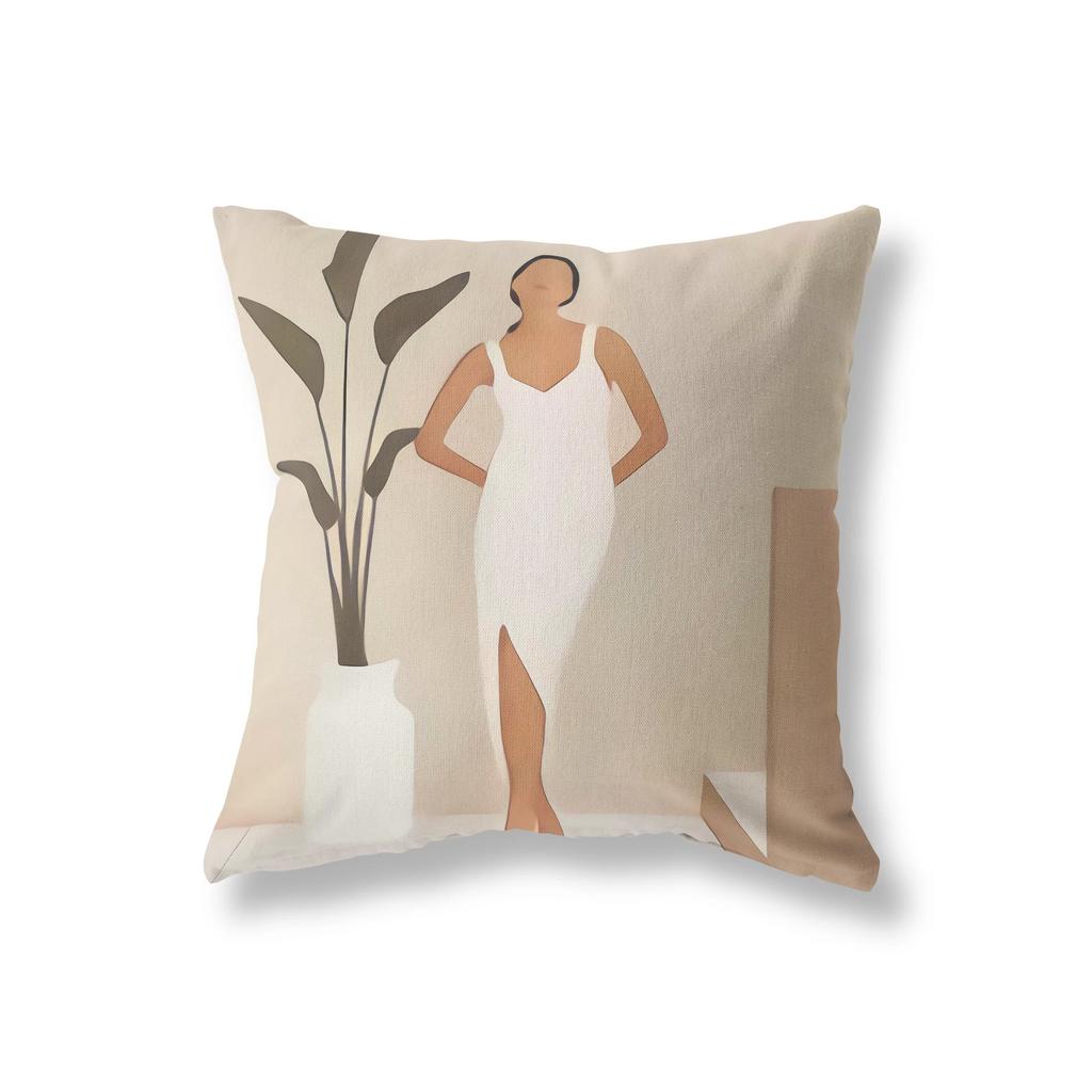 Abstract Art Print Home Decor Cushion Cover Soft Pillowcase Bedroom Car Cushion