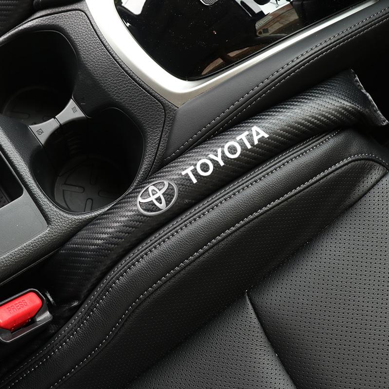 Toyota Car Seat Gap Plug Leather Cotton Sealing Strip Accessories For Toyota GR Corolla Yaris Aygo Prius CHR Camry Auris Avensis