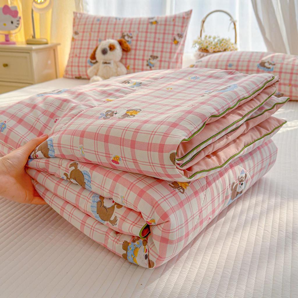 Company Summer Double Layer Gauze Quilt - Class A Washed Cotton for Dorms & Air-Conditioning