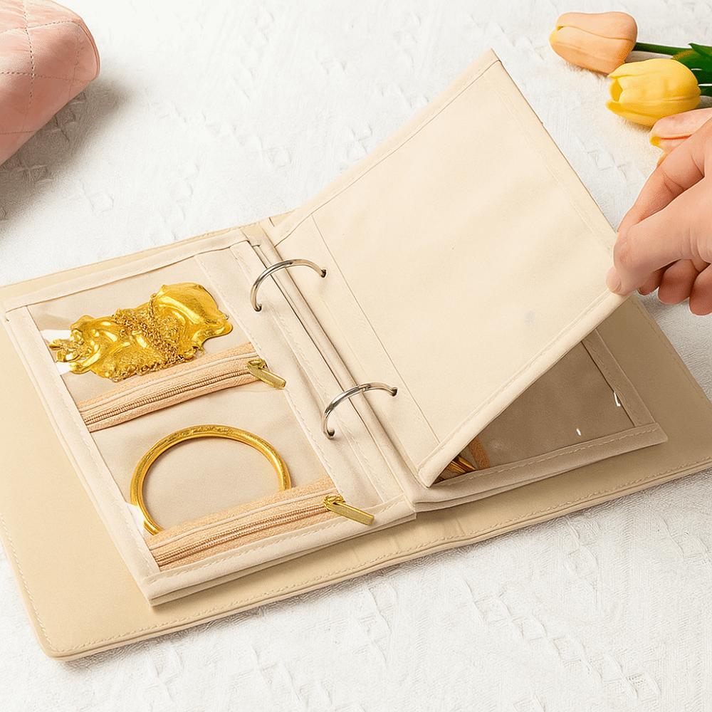 Partition Necklace Binder Waterproof Jewelry Packaging Brochure Jewelry Storage Book  Travel