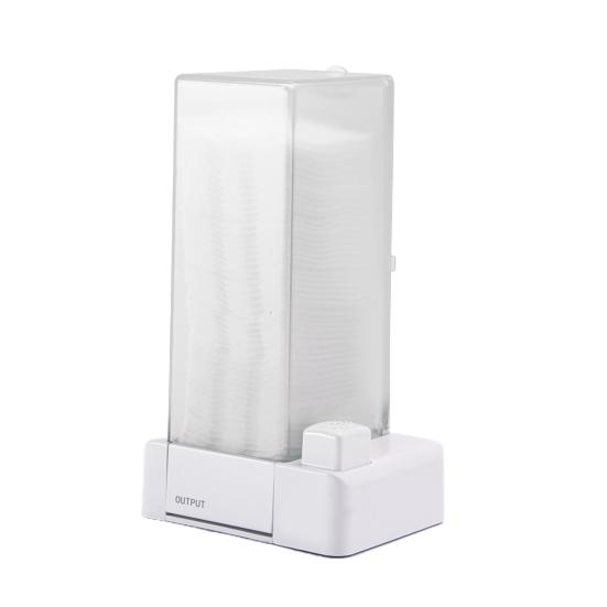 Storage Box Detachable Dust-proof Rectangular Reusable Plastic Auto Cotton Pad Dispenser Household Supplies