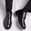 Νέα κλασικά ανδρικά παπούτσια business casual Βρετανικά δερμάτινα παπούτσια με κρόσσια ανδρικά παπούτσια γάμου κρυφά παπούτσια που αυξάνουν το ύψος