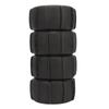 4PCS RC Tire Wheel Plastic Hub Rubber Black Strong Grip Pattern Shock Absorb RC Car Part for WLTOYS 144001 1/14 1/16 1/18