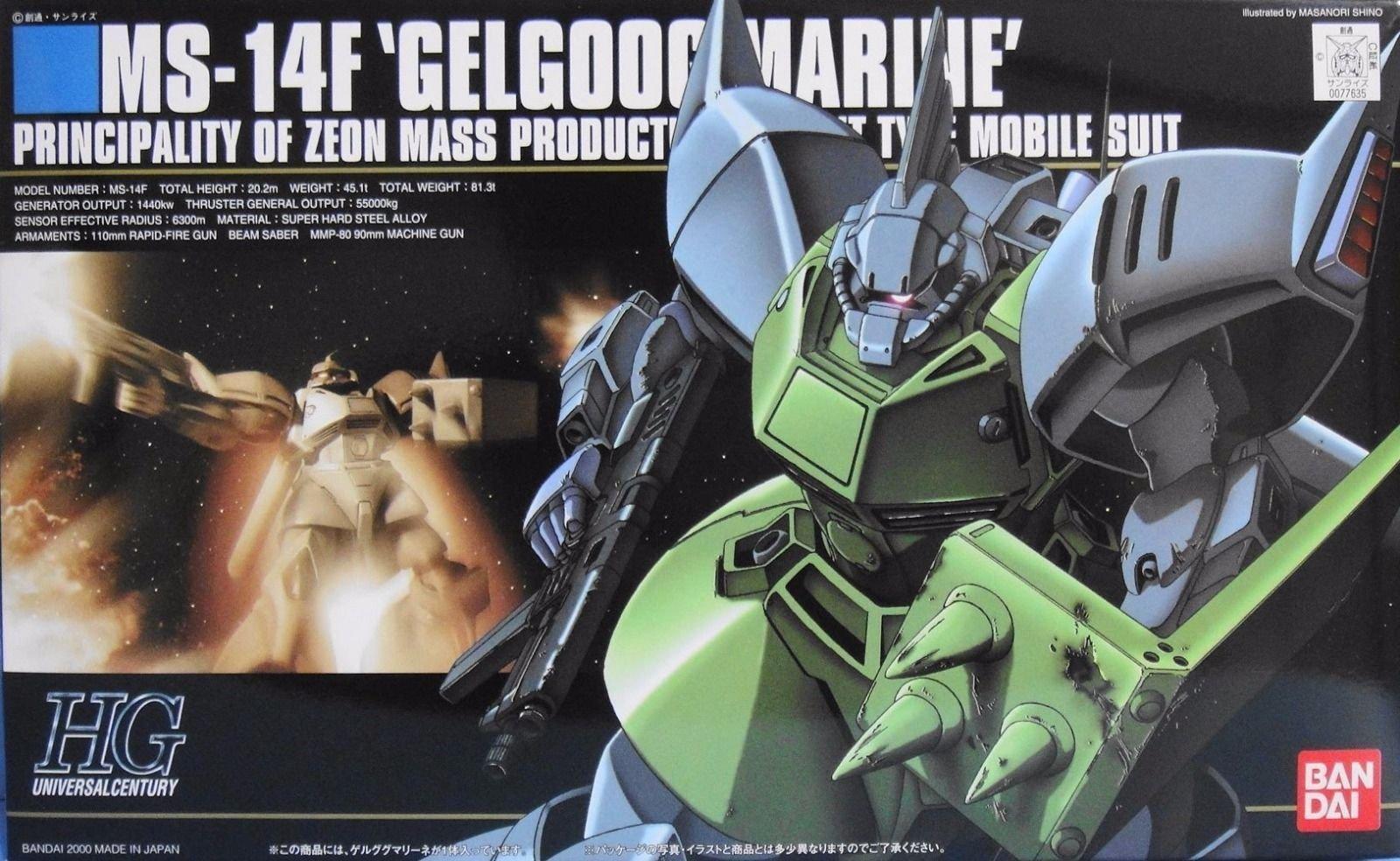 

HGUC 1/144 MS-14F Gelgoog Marine (Mobile Suit Gundam 0083 STARDUST MEMORY)