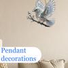 2D Birdy Acrylic Living Room Garden Pendant Holiday Scene Decoration Pendant Gift