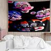 Five Nights At Freddy's2 Tapestry for Bedroom Aesthetic Classroom Tapestries Wall Hanging for Living Room Dorm Office,Ideal Creative Gift
