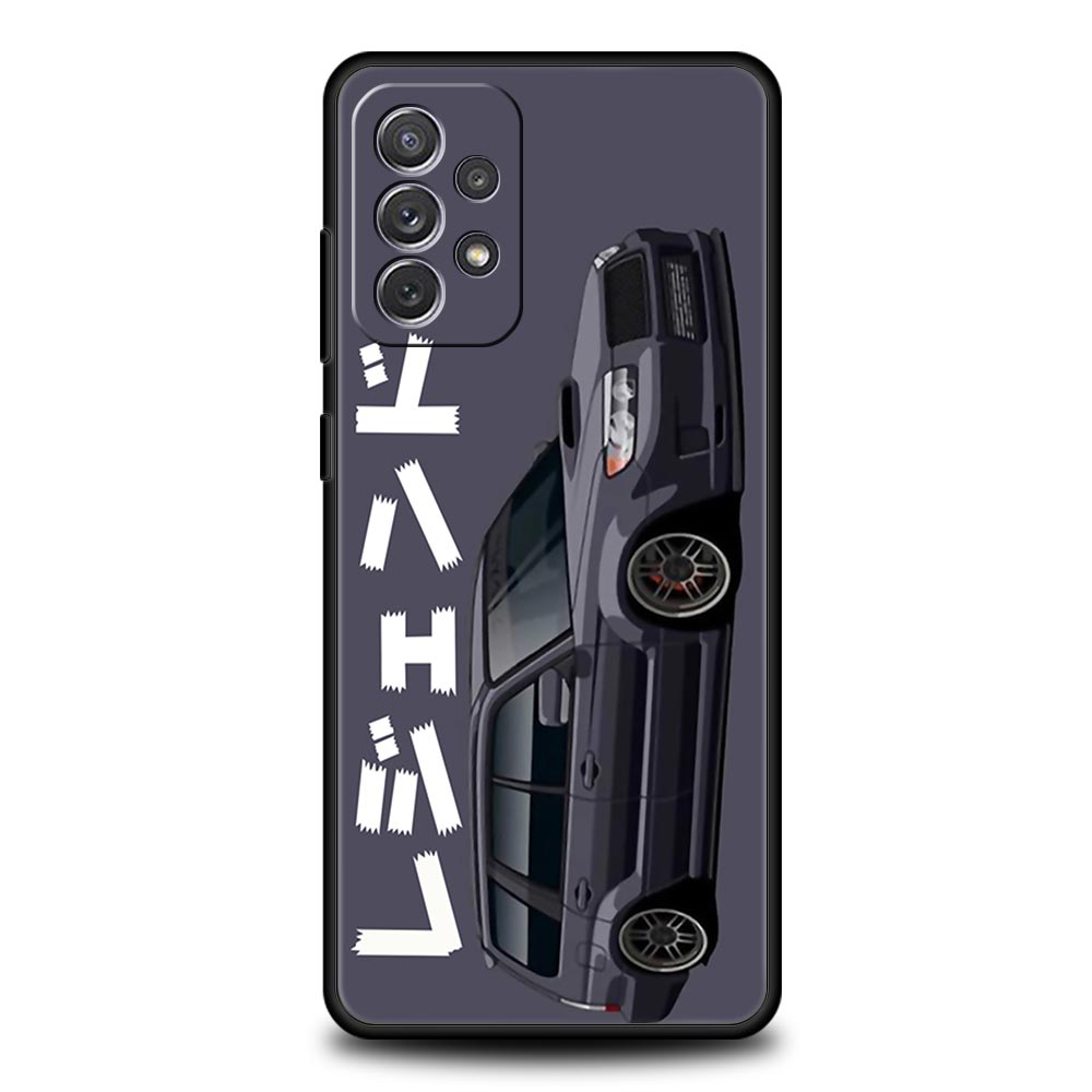JDM Tokyo Drift Sports Car Phone Case For Samsung A51 A71 A21S A12 A11 A31 A41 A01 A03s A52 A32 A22 A13 A23 A33 A53 A73 5G Cover