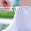 Reusable Waterproof Shoe Covers Non Slip Rain Shoe Covers Zippered Shoe Protectors with Drawstring for Men Women Outdoor