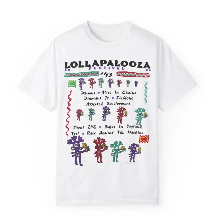 Vintage Lollapalooza 1992 Reprint Festival Concert T-Shirt XS