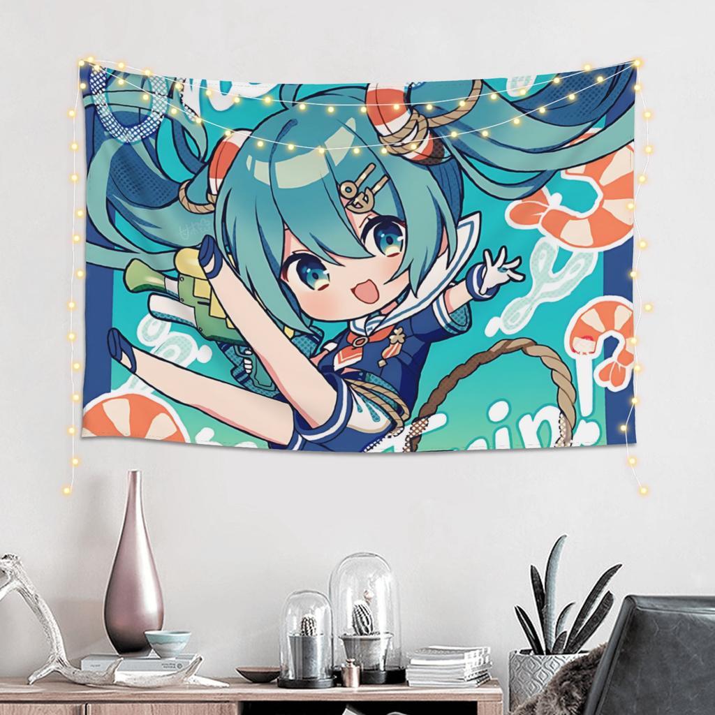 Hatsune Miku Cutecore Tapestry Room decoration Home Decoration Tapestry Decor Accessories Cute Room Decor