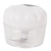 Garlic Chopper Manual Mini Safe Multipurpose Transparent Garlic Mincer with Drawstring for Kitchen