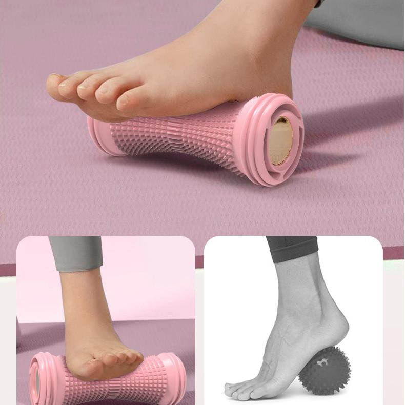 Fascia Wheel Cervical Massage Roller Foot Massage Wheel Wolf Tooth Stick Muscle Relaxation Spinal Correction Professional Yoga Axis
