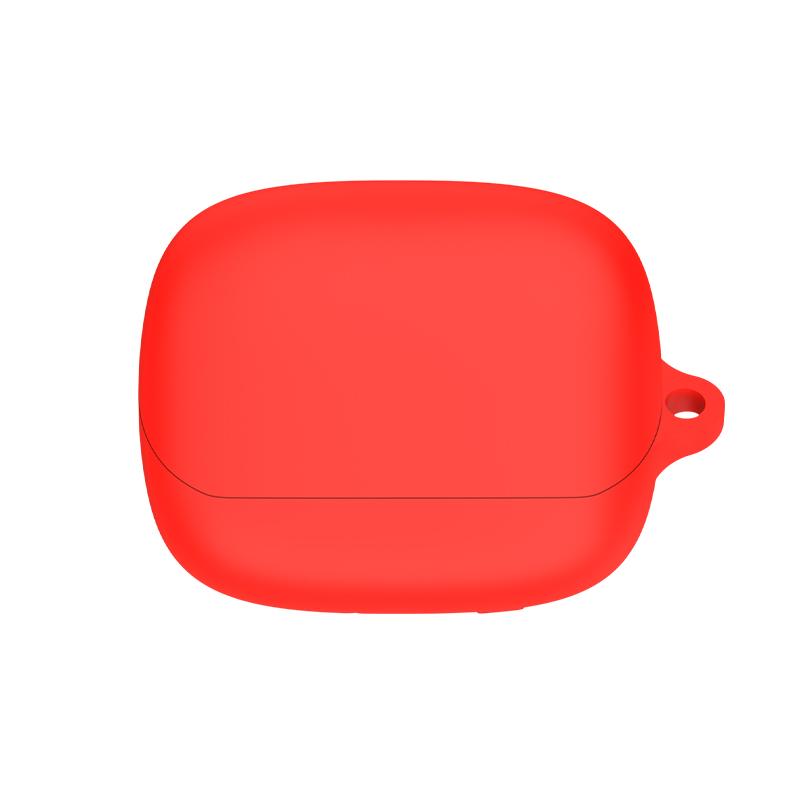 Cover for Baseus Bowie M2S Charging Case Anti-fall Sleeve With Hook Solid Color Wireless Bluetooth Earphone Silicone Protective