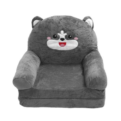 Kids 2 In 1 Flip Open Lightweight Lounging Sofa Extendable Sleeper Couch Cartoon Foldable Kids Sofa