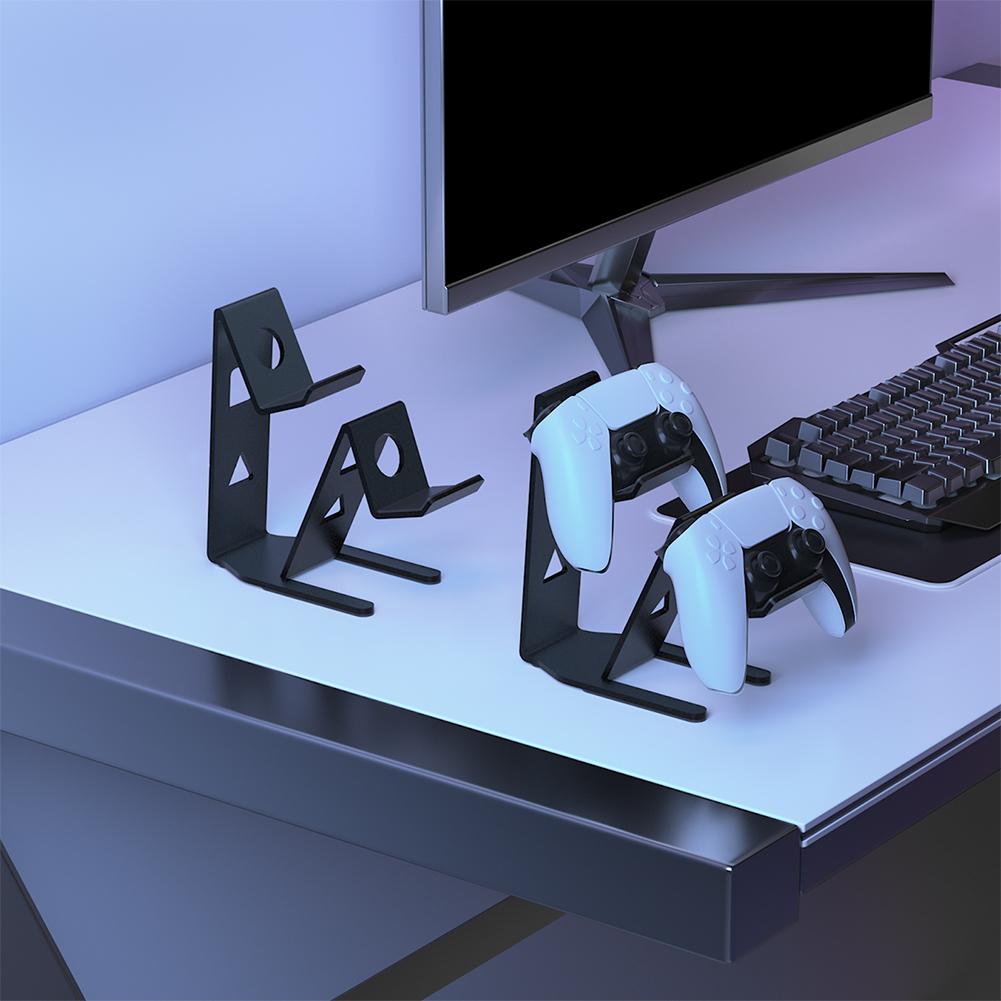 Controller Displayständer Platzsparend Desktopständer Dual Gamecontroller Ständer Halter für Switch/PS5/PS4/Xbox Spielzubehör