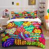 Colorful Heart Pattern Set Multiple Sizes Kid'S And Adults' Bedroom Exquisite 3Pc Bedding Set, Gift