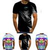 Vibrant Funny Hypnosis 3d T-shirt For Men And Women With Soft Casual Short Sleeves