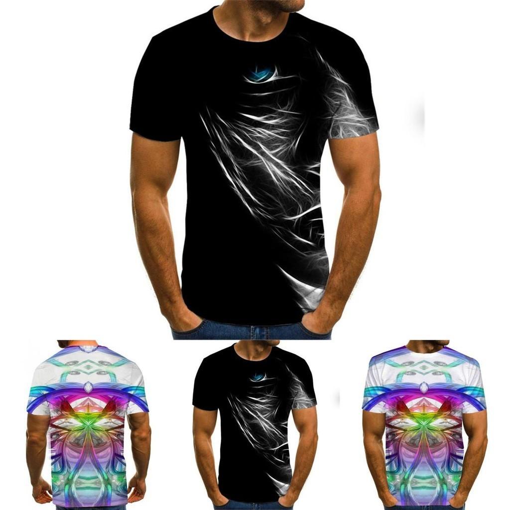 Vibrant Funny Hypnosis 3d T-shirt For Men And Women With Soft Casual Short Sleeves