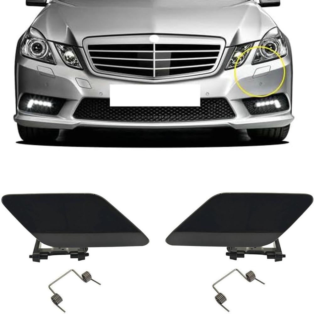 Front Headlight Washer Cover Right Left For Mercedes E-Class W212 E500 E350